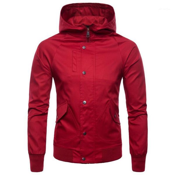 

new men's fashion jackets casual coats solid color high-grade brand stand collar male bomber jackets dropshipping clothing1, Black;brown