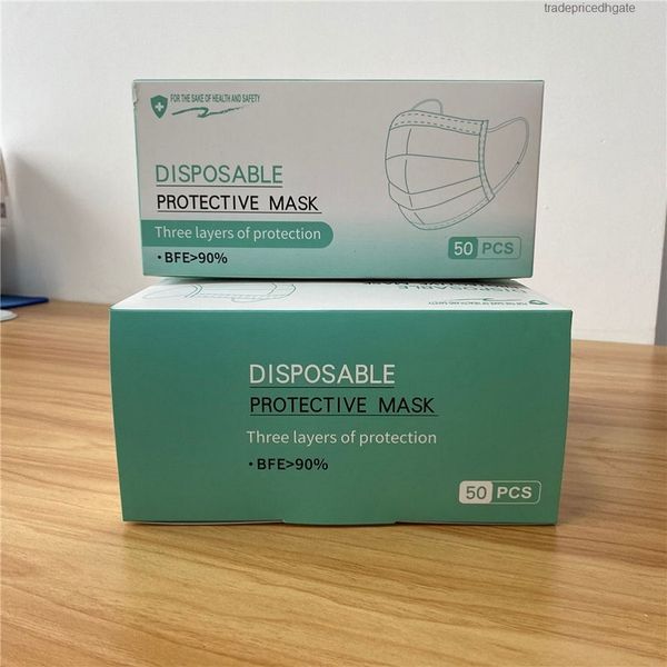 

fast 3-layers dhl delivery 300factory anti face dust fog disposable civilian mouth dustproof non-woven masks