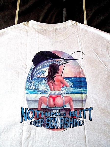 

marlin deep sea fishing nothing butt short sleeve l white fishing marlin cool casual pride fashion sport sweatshirt hoodie t shirt