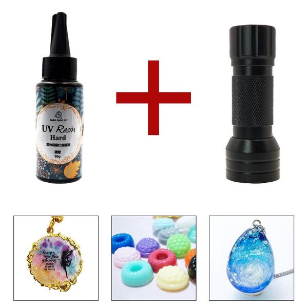 

qiaoqiao diy жестких ув смола оптовой 12 размер diy быстротвердеющий ув clear hard смола для изготовления ювелирных изделий ремесел эпоксидн, Black