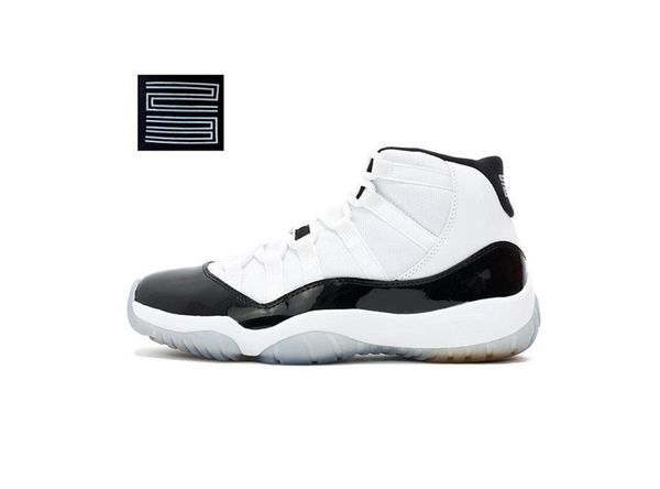 

original air 11 bred shoes comfortable gym training boots ankle boots outdoor men sneakers c43a1d5, Black