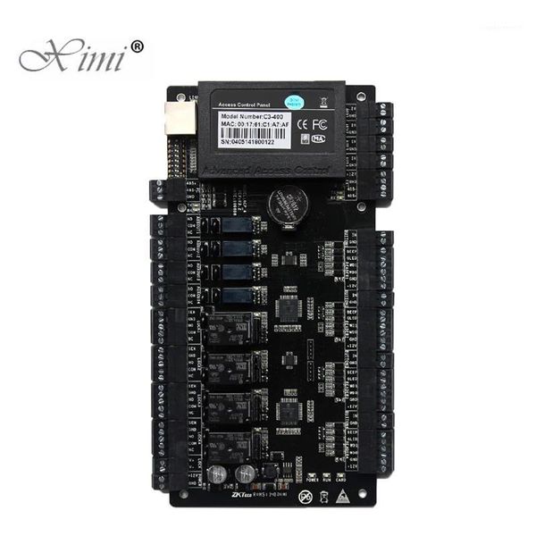 

fingerprint access control zk c3-400 four doors panel board high security 4 system with software1