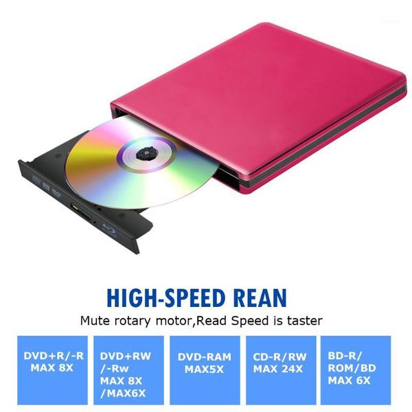 

player -ray usb 3.0 external bd/cd/dvd drive burner for mac/windows 10/lappc optical writer1