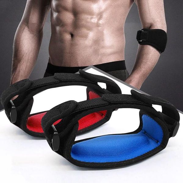 

elbow & knee pads 1pc support adjustable compression pad sportswear protector brace strap gym sports accessories, Black;gray