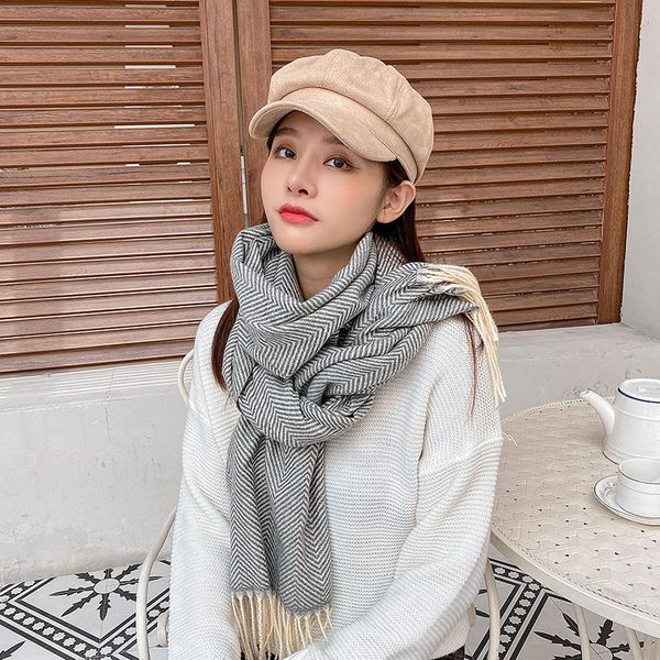 

women's scarves winter scarf for women shawls and wraps bandana scarf female warm for ladies, Blue;gray