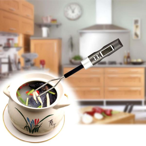 

programmed digital kitchen food cooking bbq meat fork thermometerbeef turkey steak grilling roasting barbecue temperature alarm food bbyqxm