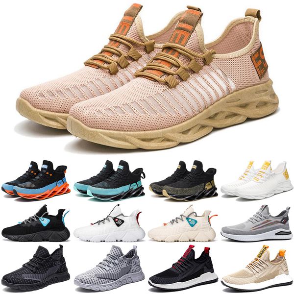 

2020 men running shoes athletic black white outdoor cushion breathable mens trainers sports sneakers runners size 40-44, White;red