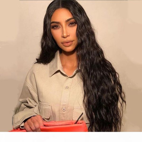 

natural wave full lace human hair wigs with baby hairs pre plucked natural hairline lace front wig bleached knots, Black;brown