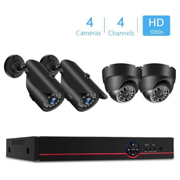 

digital video recorder 4ch 1080p weatherproof camera built-in 24pcs led lights super waterproof support remote access1