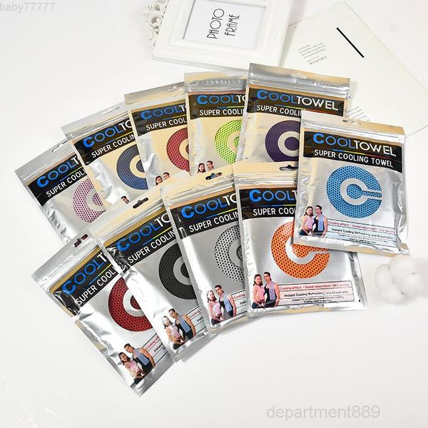 

a-ice cold sport summer anti sunstroke sports exercise cool quick dry soft breathable cooling towel 10 colors dha12