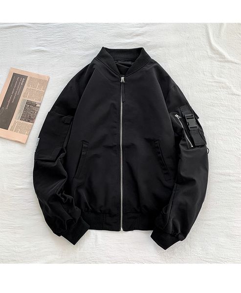 

2021 new autumn couple's oversize style bomber jacket women chaqueta mujer winter thick coat pink ammc, Black;brown