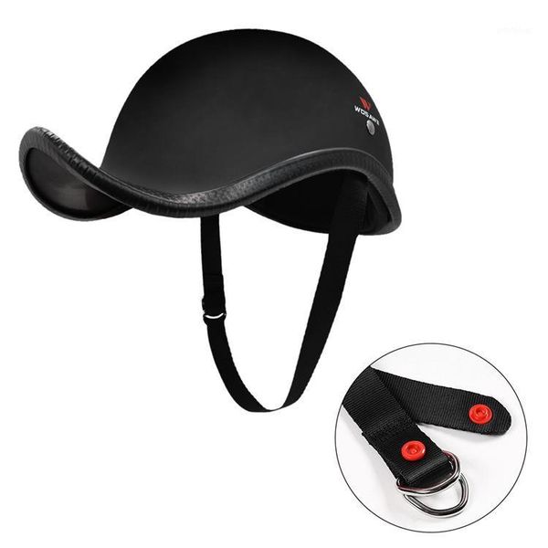 

wosawe motorcycle half helmet vintage pattern cycling city scooter electric motorcycle safety head protection moto helmet1