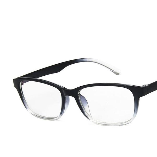 

square eyeglasses frame women men transparent lens uv400 eye protection girl ladies black leopard shades, White;black