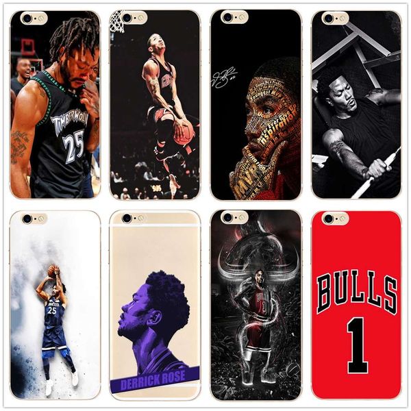 

derrick rose vip transparent case, vip 12pro mini 11pro max se2020 6s 67 8 plus 5s 5 x xs xr xsmax soft case