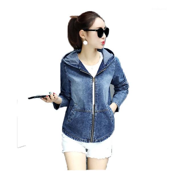 

cowboy jacket women s-3xl plus size leisure coat 19 autumn winter new hooded fashion short paragraph jacket feminina lr5521, Black;brown