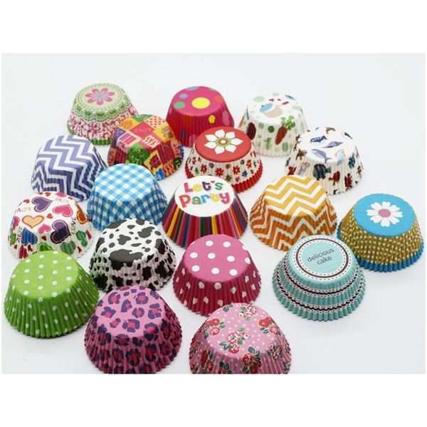 

30 styles birthday party paper baking cups cupcake liners muffin cases
