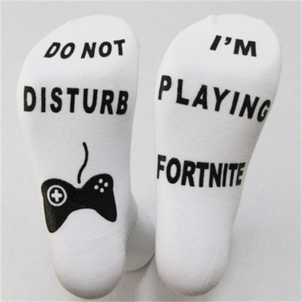 

printing socks leisure letter fashion funny ankle stocking long short game sock reusable gifts 3 8xz o2, Black