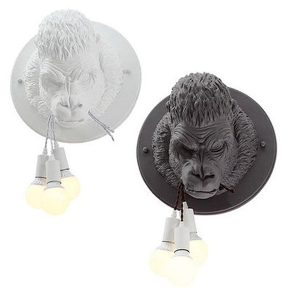 

industrial retro wall lamp nordic style personal living room corridor bedside decoration overbearing orangutan wall lamp