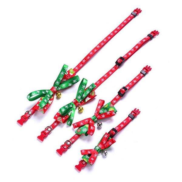 Hundehalsband mit neuer Schleife, Glockenband, Weihnachts-Haustierhalsband, kann für Tänze und Festivals, Partybevorzugung, Haustier verwendet werden