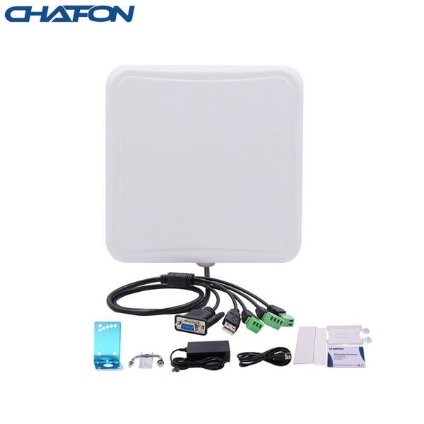 

access control card reader chafon 5-6m uhf rfid long range built in 6dbi circular antenna rs232 wg26 usb relay ethernet for vehicle manageme