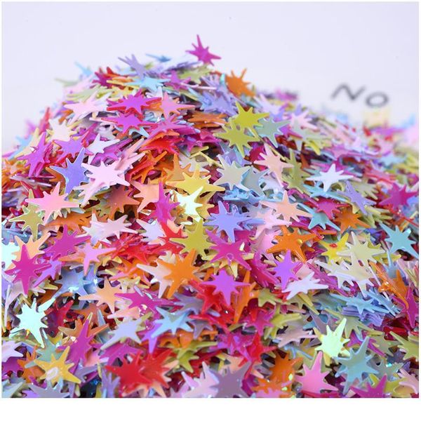 

10g/lot paillettes star sequins for crafts wedding party decor 9mm pvc sequin nail confetti glitter diy scrapbooking acc jllplx