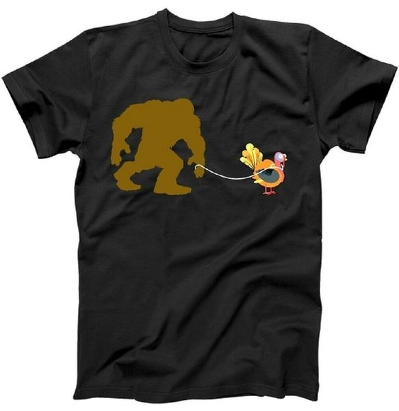 

funny bigfoot thanksgiving turkey classic black t shirt thanksgiving gift more size and colors tee shirt sport hooded sweatshirt hoodie