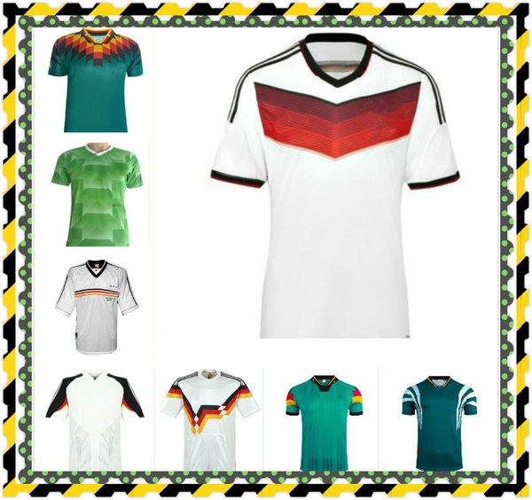 

world cup 1990 1994 1988 klinsmann retro littbarski ballack soccer jersey klinsmann matthias 1998 2014 shirts kalkbrenner jersey 1996 2004, Black;yellow