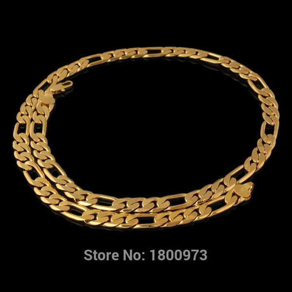 

женщины necklaces18k цвета золота цепи 60см способа ювелирных изделий венчания african / arabic / кения / австралия стиль, Silver