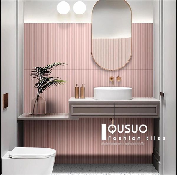 

macarone wavy toilet bathroom tiles ins nordic kitchen guest restaurant background wall colorful handmade brick tile