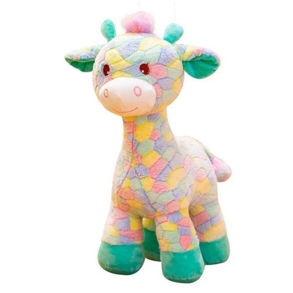 

lovely sika deer plush toys cute stuffed animal giraffe dolls soft cute doll toys for children kids birthday gifts y200703
