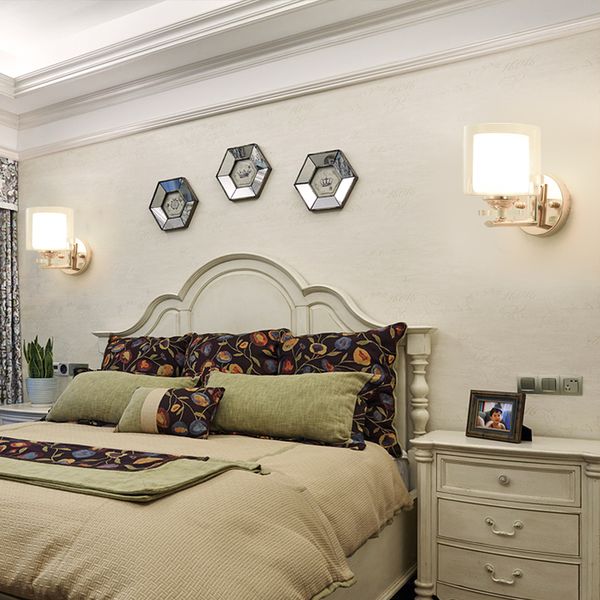 

modern led wall lamps living room bedroom wall light bedside light minimalist led walls lights creative room aisle glass wall lamps
