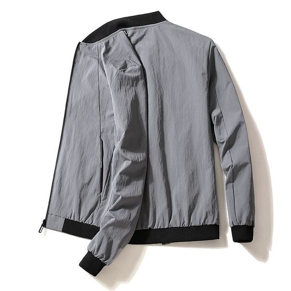 

spring and autumn leisure slim young solid color jacket men's kg-182, Black;brown