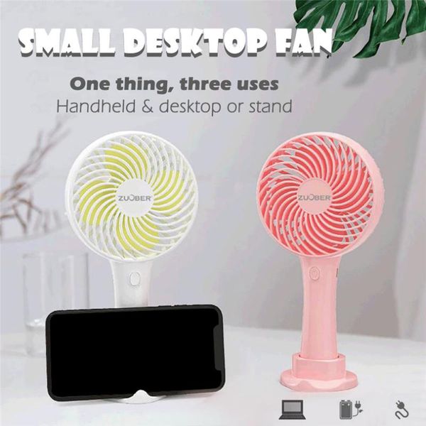 

party favor summer cooler portable mini handheld fan usb rechargeable mist outdoor cooling office home j80