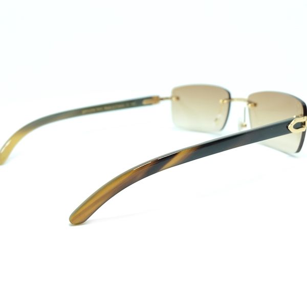 

luxury designer sunglasses mens accessories fashion genuine buffalo horn rimless sqauare shades eyewear outdoor frames, White;black