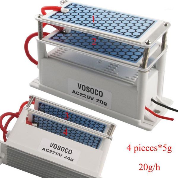 

air purifiers ozone generator 20g/h blue film long life ceramic plate ozonizer water purifier removal formaldehyde machine 220v1