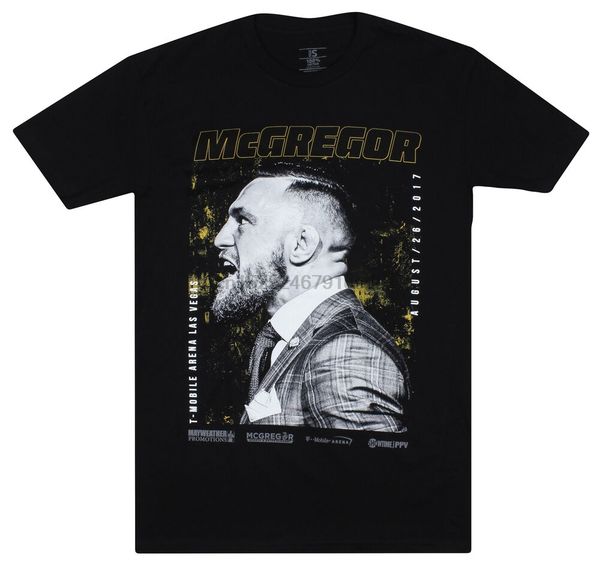 

mens conor mcgregor faceoff t-shirt - black sport hooded sweatshirt hoodie