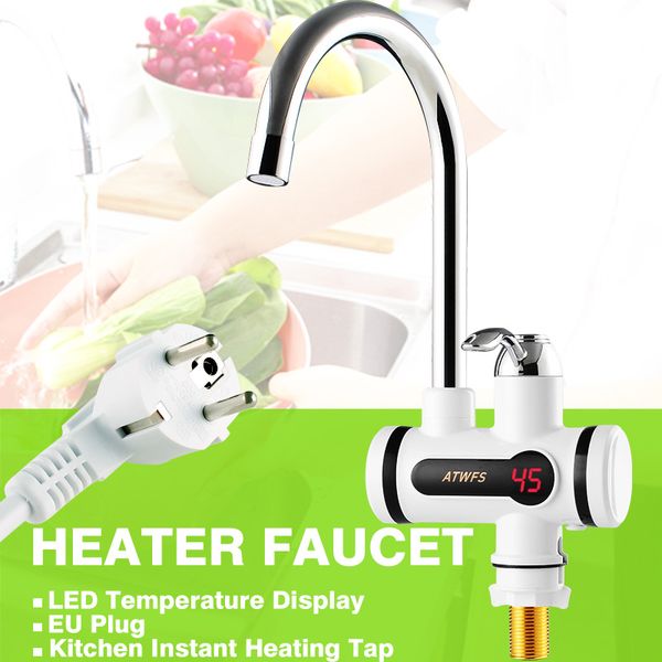 

electric faucet water heater electric tankless water heating kitchen faucet digital display instant water tap 3000 w ing
