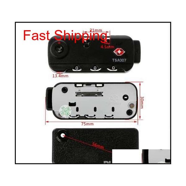 

ootdty tsa secure 3 digit combination padlock lock luggage suitca qylesp sports2010