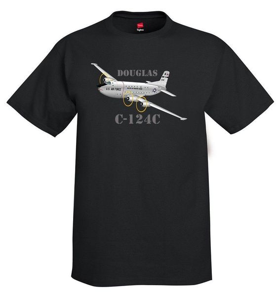 

sport 2019 fashion ment shirt summer style douglas c-124c airplane t-shirt - personalized with your street wear tee shirt