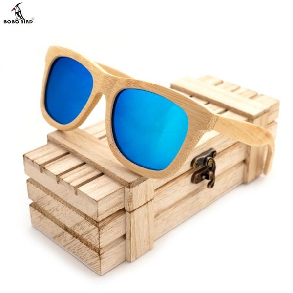 

de bird wooden polarized eyewear protection men uv400 box bamboo design sunglasses brand wit gafas bobo sol hnffq, White;black
