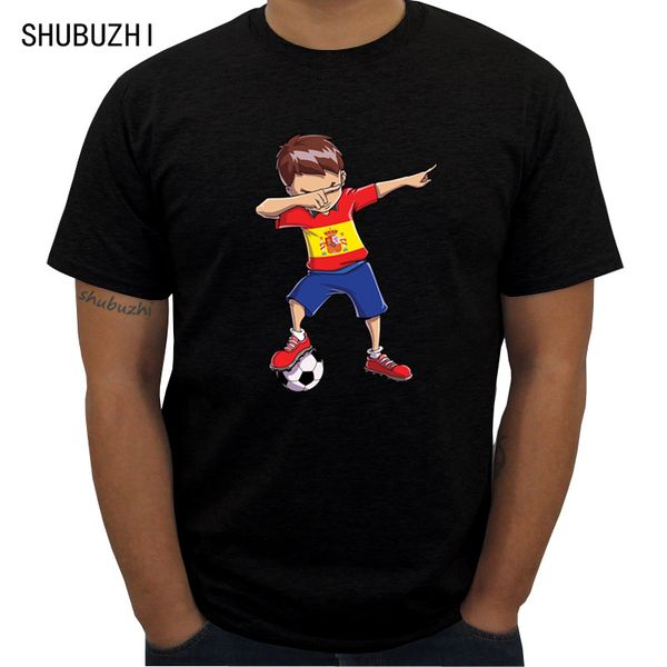 

sport new summer cool tee shirt dabbing soccers men t shirt for boys spain spanish footballs gifts funny tshirt fashion hip-hop tshirt