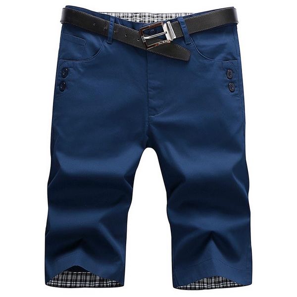 

2021 summer men's shorts with pocket cargo shorts for male cotton mens button trousers pants 28-38 no belt, White;black