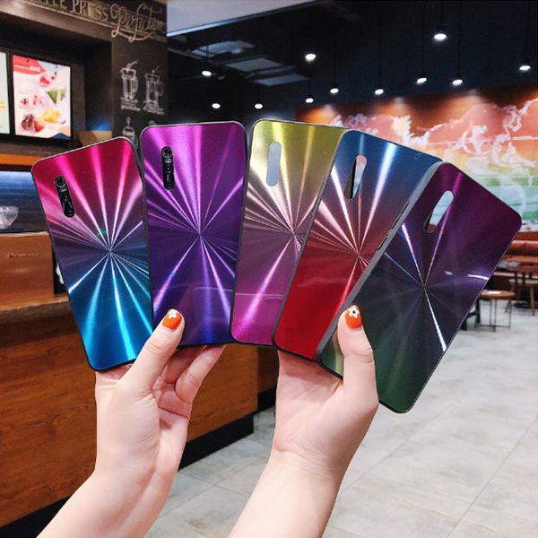 

floveme samsung note 8/9 ultra thin case mobile phone shell fashion gradient cd pattern for galaxy s8/s9 plus a50 cover