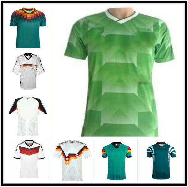 

2014 retro klinsmann soccer jersey ballack matthias 1998 kalkbrenner classic football shirts 1996 2004 klose vintage mÃ¶ller 1994 1988 1990, Black;yellow