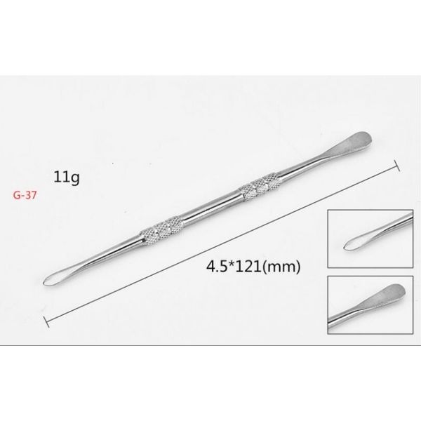 

cream steel smoke rod spoon pick stainless cleaning oil tool wax dabber