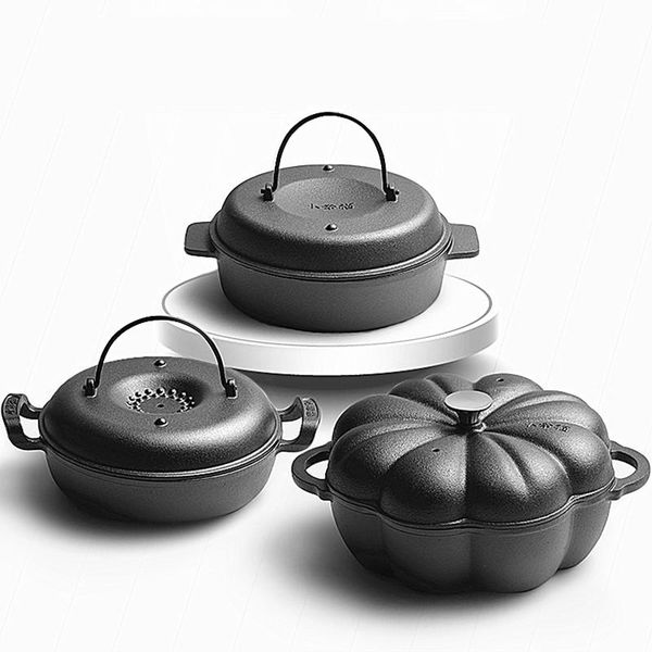 

cast iron roasted sweet potato pot oven corn chestnut toaster pot