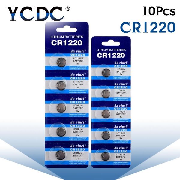 

cr1220 br1220 ecr1220 lm1220 3v 210 мач литиевая батарея монеты в 10шт розничная упаковка для часов, игрушка sqclmw, Bronze;slivery