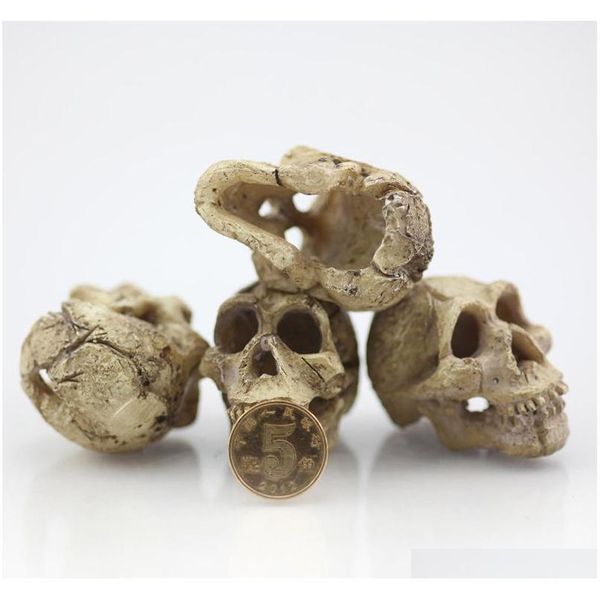 

aquarium cave ornament dec qylwkk skull toys2010 artifical simulation resin rhino reptile statue terrarium lan qylydo toys2010