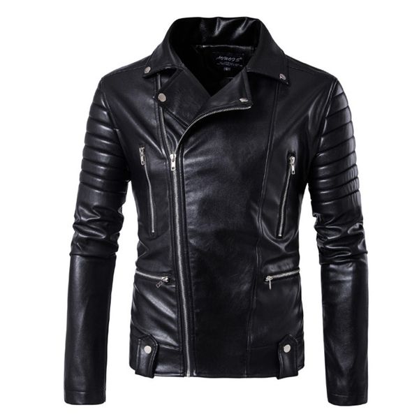 

2021 new men of the shape skull jackets masculine multi design style from leather jacket biker 5xl ocv0, Black