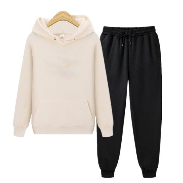 

casual tracksuit women 2 piece set female hooded sweatshirt and pants sportwear suit zipper hoodies clothes, Gray